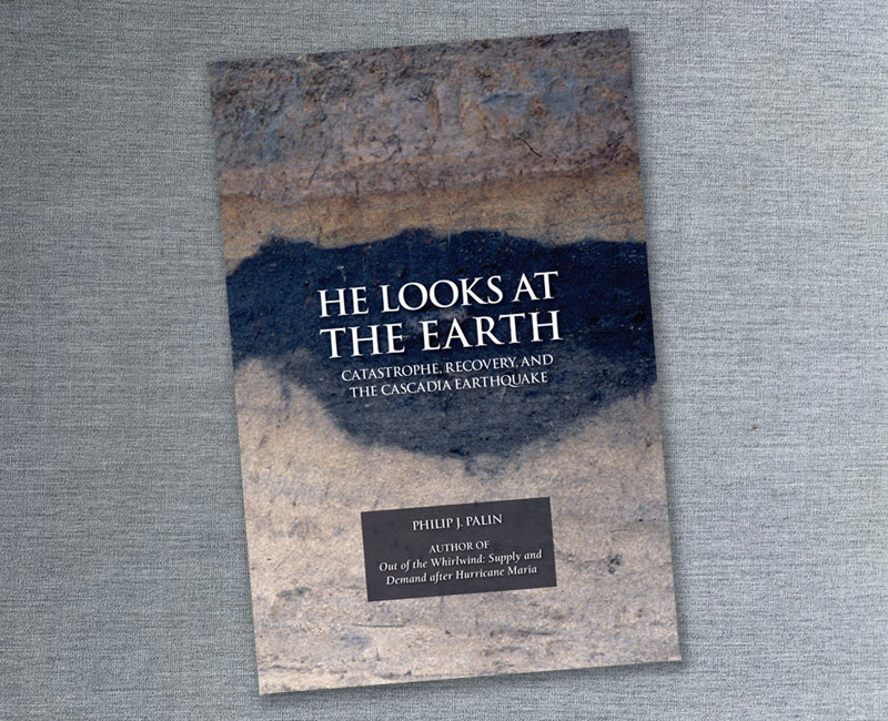 He Looks at the Earth Book Cover Design